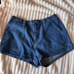 Wild Fable Utility Shorts (Dark Wash- 14)